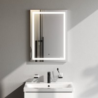 Зеркало Am.Pm Gem M91AMOX0501WG, 50 см, с LED-подсветкой, сенсорный выключатель