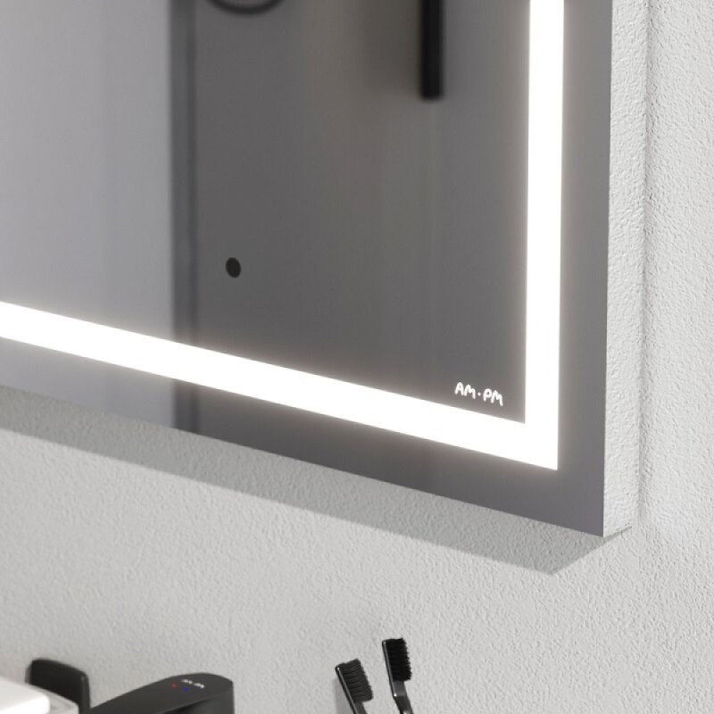 Зеркало Am.Pm Gem M91AMOX0501WG, 50 см, с LED-подсветкой, сенсорный выключатель