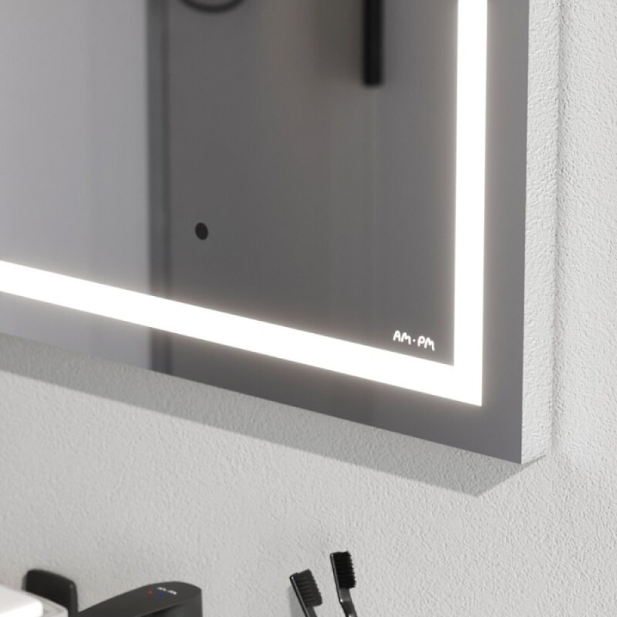 Зеркало Am.Pm Gem M91AMOX0501WG, 50 см, с LED-подсветкой, сенсорный выключатель