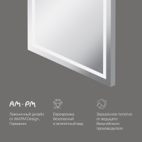 Зеркало Am.Pm Gem 55 см с LED-подсветкой по периметру, M91AMOX0551WG