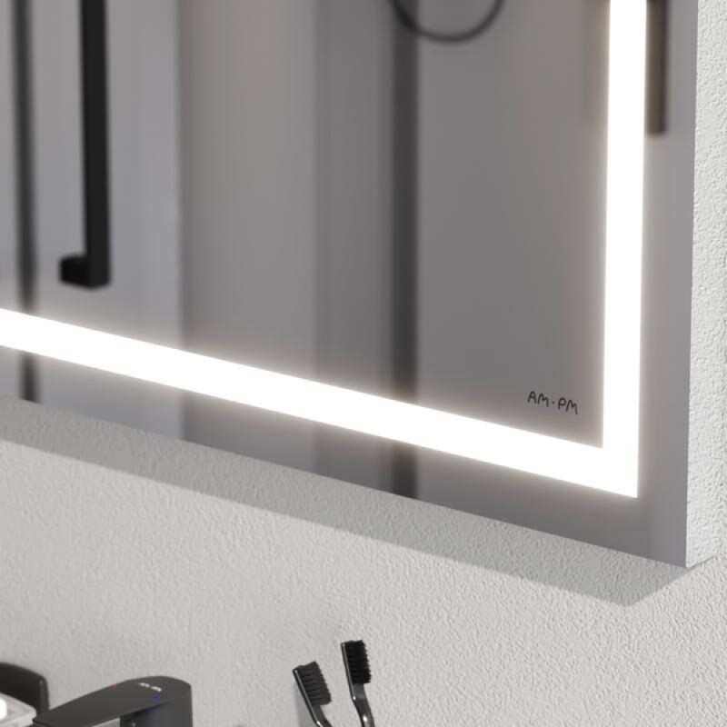 Зеркало для ванной на стену Am.Pm Gem M91AMOX0651WG с LED-подсветкой по периметру, 65 см