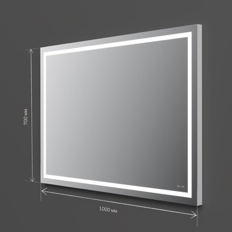 Зеркало Am.Pm Gem 100 см с LED-подсветкой по периметру, M91AMOX1001WG