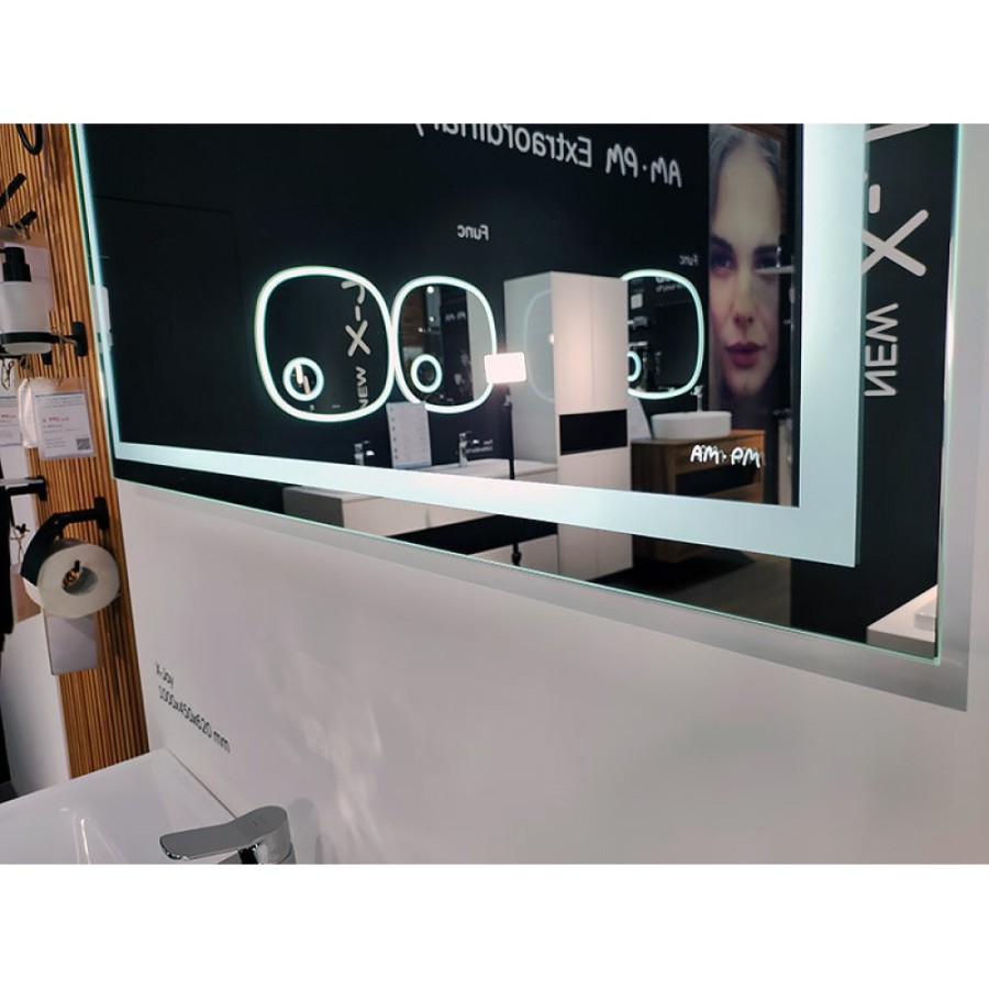 Зеркало Am.Pm Gem 100 см с LED-подсветкой по периметру, M91AMOX1001WG