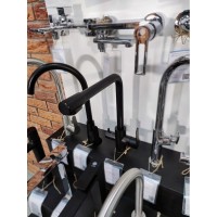 Смеситель Orange Steel M99-008b черный матовый для кухонной мойки, с возможностью подачи фильтрованной воды