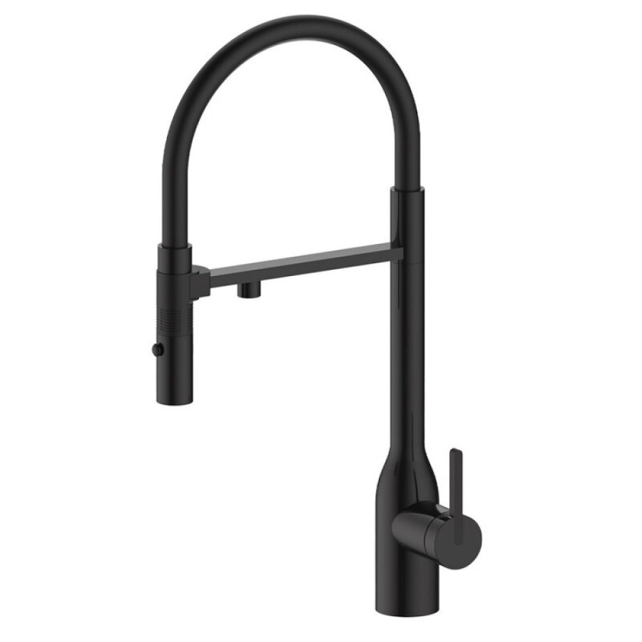 Смеситель для кухонной мойки Paulmark Magneto One Ma213188-AN, с подключением к фильтру, антрацит