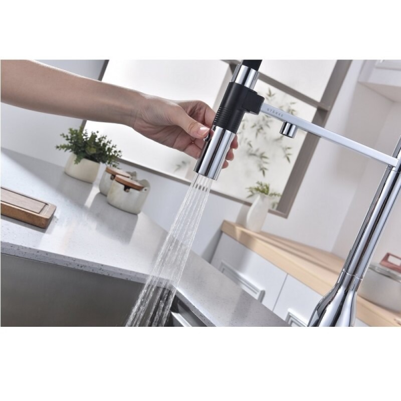 Смеситель для кухонной мойки Paulmark Magneto One Ma213188-CR, с подключением к фильтру, хром