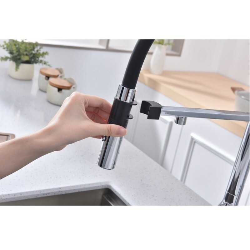Смеситель для кухонной мойки Paulmark Magneto One Ma213188-CR, с подключением к фильтру, хром
