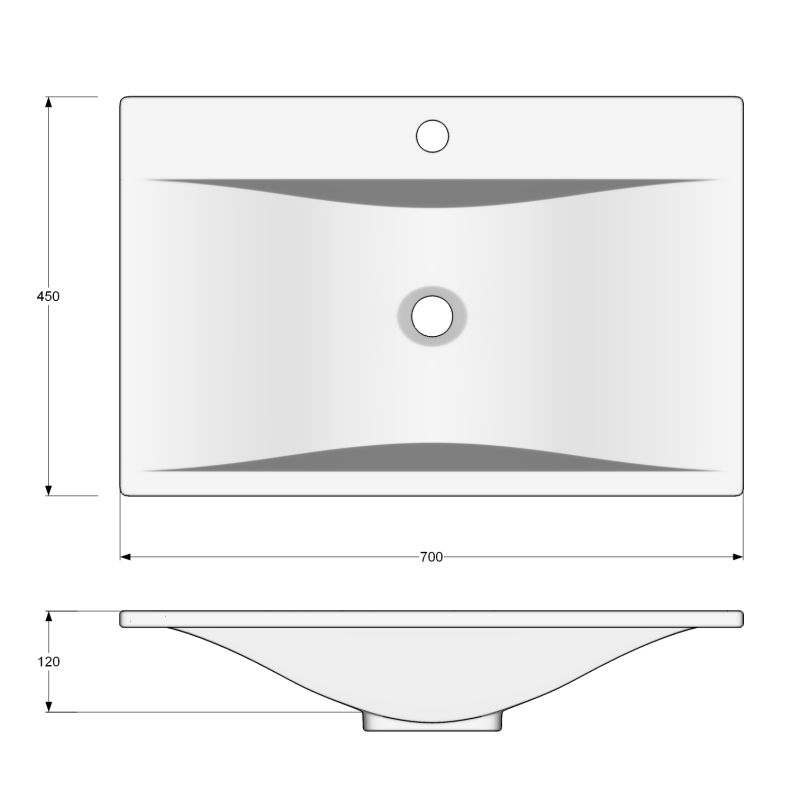 Раковина Madera Pulsus 4627173210485 70