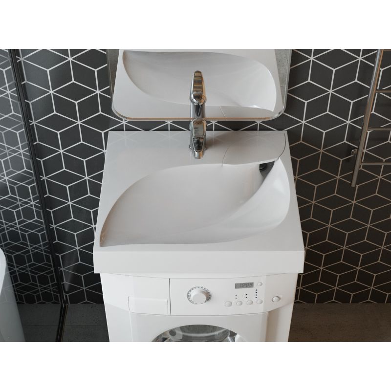 Раковина Madera List 60 4627173210546 на стиральную машину Белая