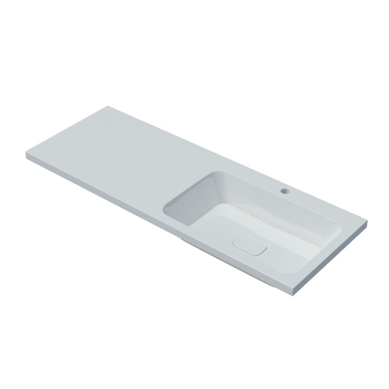 Раковина Madera Kamilla 130 R 4627173210584 на стиральную машину Белая