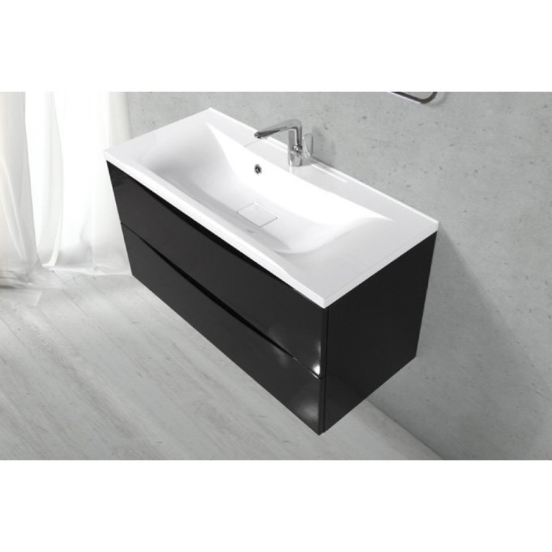 Тумба под раковину BelBagno Marino MARINO-1000-2C-SO-BO-P, 100 х 44,5 х 55 см, Bianco Opaco белый матовый