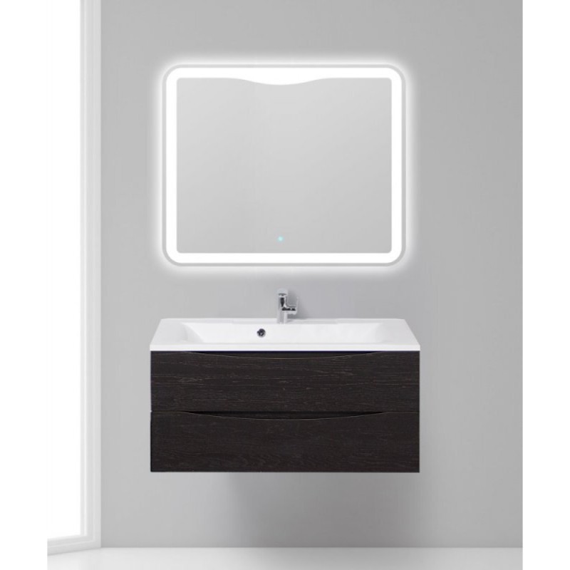 Тумба под раковину BelBagno Marino MARINO-1000-2C-SO-RCA-P, 100 х 44,5 х 55 см, Rovere Cioccolato Amaro - коричневый темный