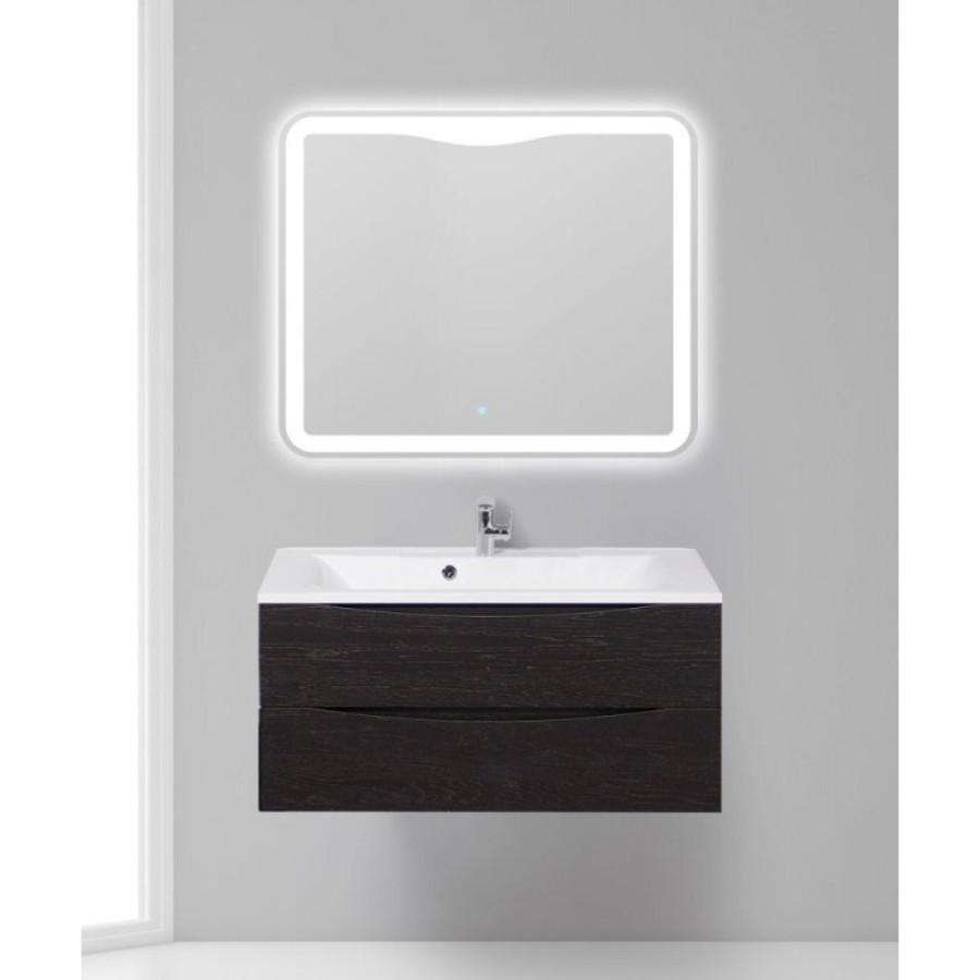 Тумба под раковину BelBagno Marino MARINO-1000-2C-SO-RCA-P, 100 х 44,5 х 55 см, Rovere Cioccolato Amaro - коричневый темный