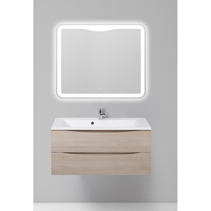Тумба под раковину BelBagno Marino 110, подвесная, цвет Rovere Grigio, Marino-1100-2C-SO-RG-P