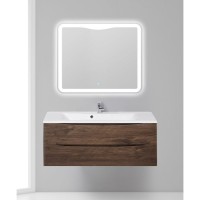Тумба под раковину BelBagno Marino MARINO-1100-2C-SO-RW-P 110 см, подвесная, цвет дуб мавр (rovere moro)