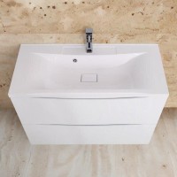 Тумба под раковину BelBagno Marino MARINO-1200-2C-PIA-BL-P 120 см, напольная, цвет белый глянцевый (bianco lucido)