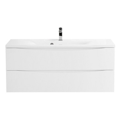 Тумба под раковину BelBagno Marino 120, навесная, цвет Bianco Lucido, Marino-1200-2C-SO-BL-P