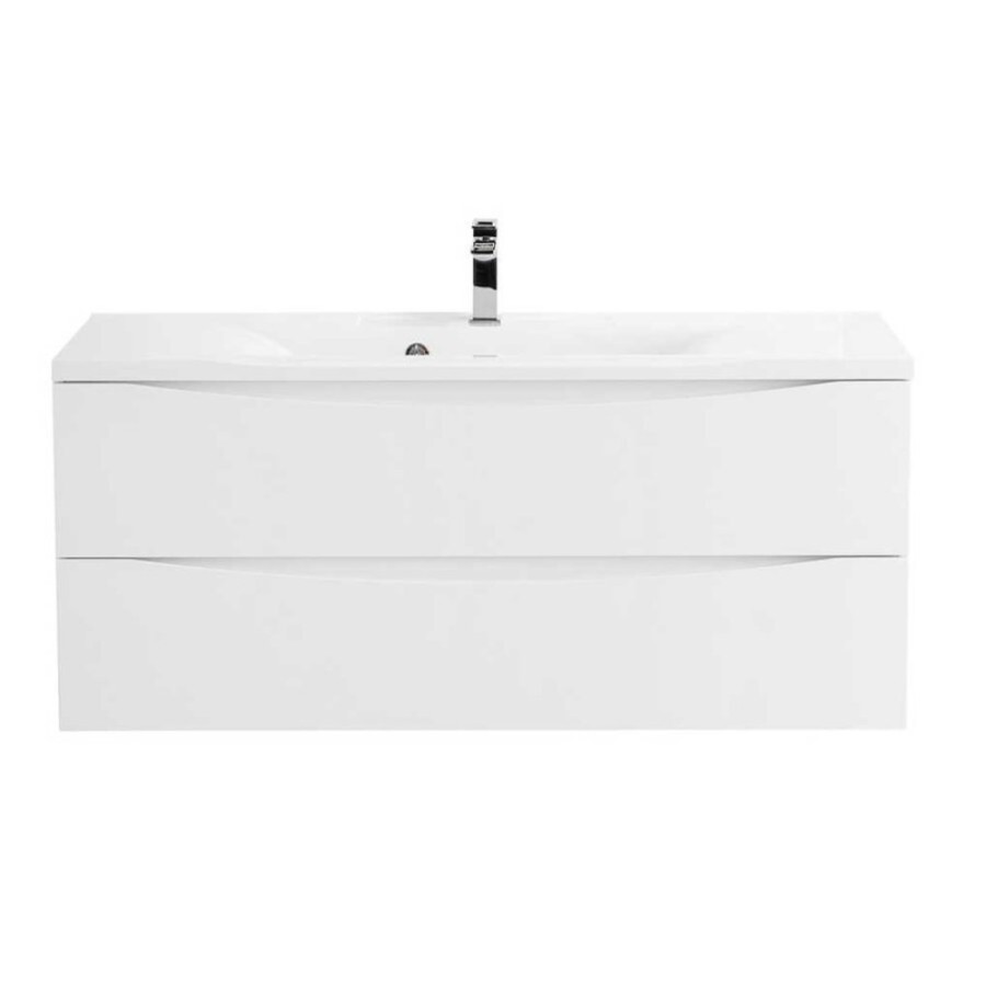 Тумба под раковину BelBagno Marino MARINO-1200-2C-SO-BO-P, 120 х 45 х 55 см, Bianco Opaco - белый матовый
