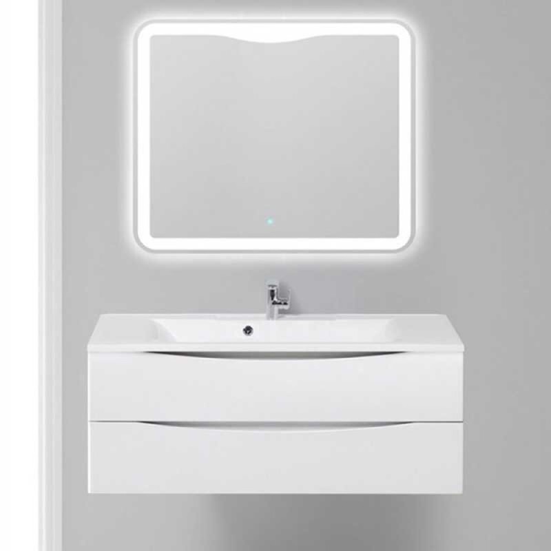 Тумба под раковину BelBagno Marino MARINO-1200-2C-SO-BO-P, 120 х 45 х 55 см, Bianco Opaco - белый матовый