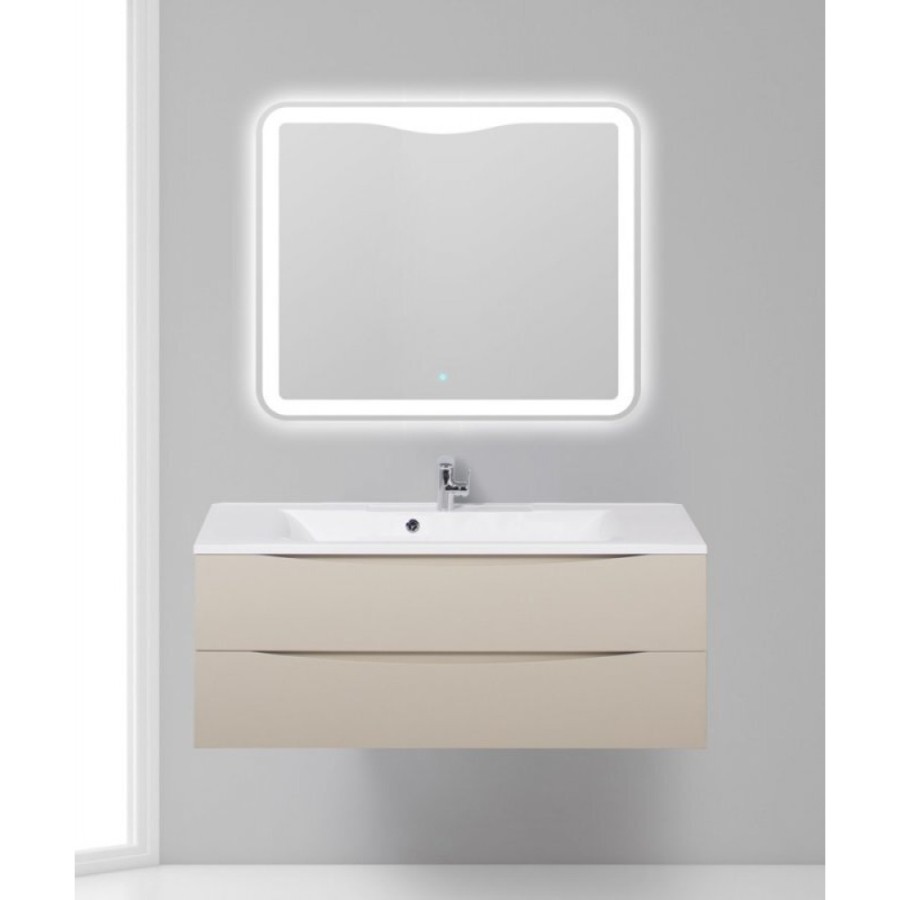 Тумба под раковину BelBagno Marino MARINO-1200-2C-SO-CO-P, 120 х 45 х 55 см, Crema Opaco - бежевый матовый