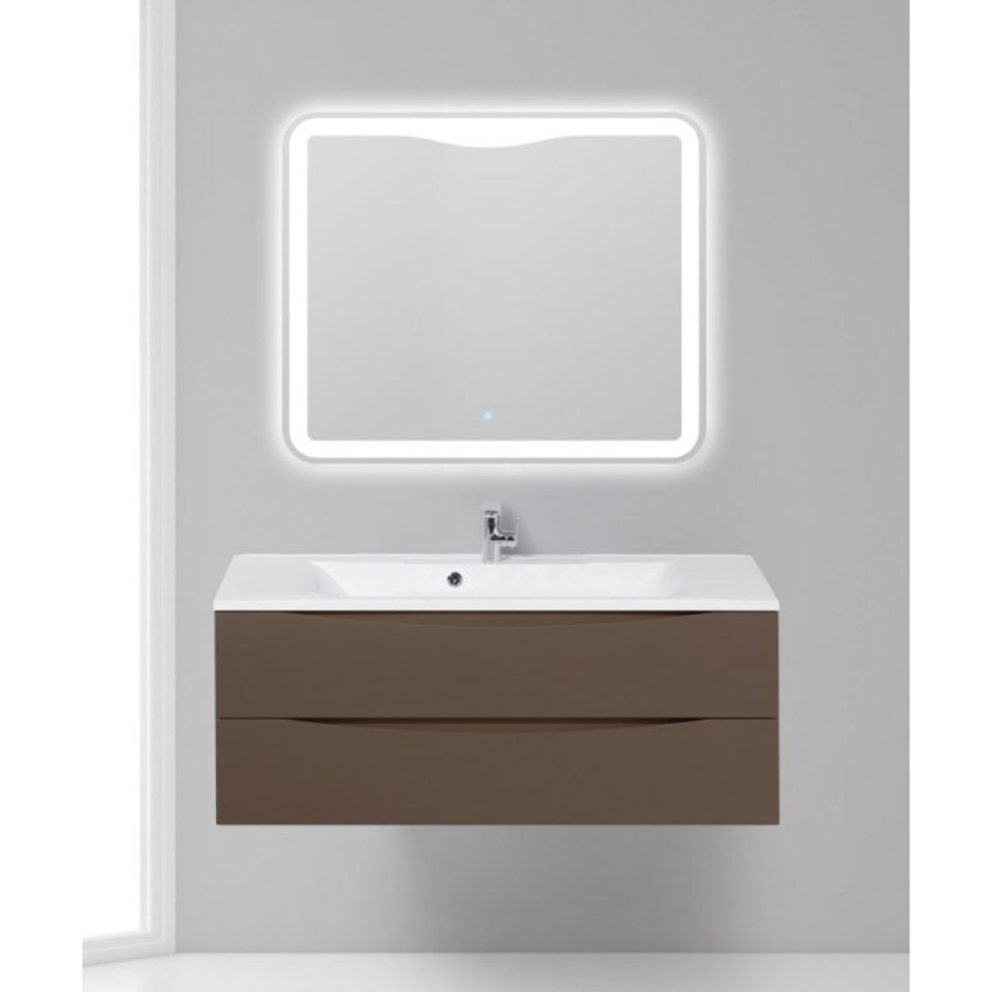 Тумба под раковину BelBagno Marino MARINO-1200-2C-SO-CTO-P, 120 х 45 х 55 см, Cioccolato Opaco - коричневый матовый