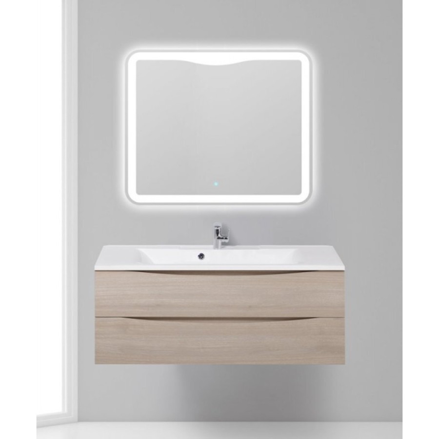 Тумба под раковину BelBagno Marino MARINO-1200-2C-SO-RG-P, 120 х 45 х 55 см, Rovere Grigio - светлое дерево
