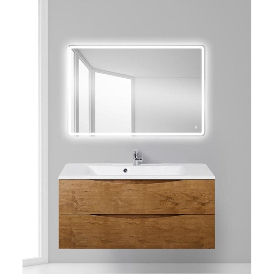 Тумба под раковину BelBagno Marino MARINO-1200-2C-SO-RN-P, 120 х 45 х 55 см, Rovere Nature - светло-коричневый