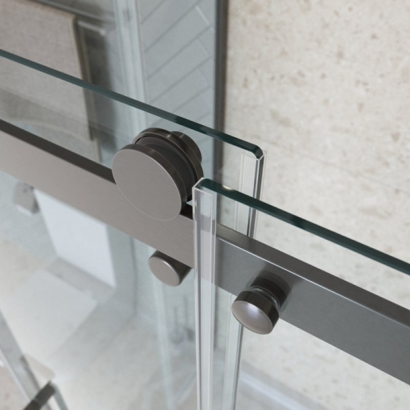 Душевой уголок BelBagno MARINO-2-AH-1-150/100-C-GM, 150 x 100 см, стекло прозрачное, профиль оружейная сталь