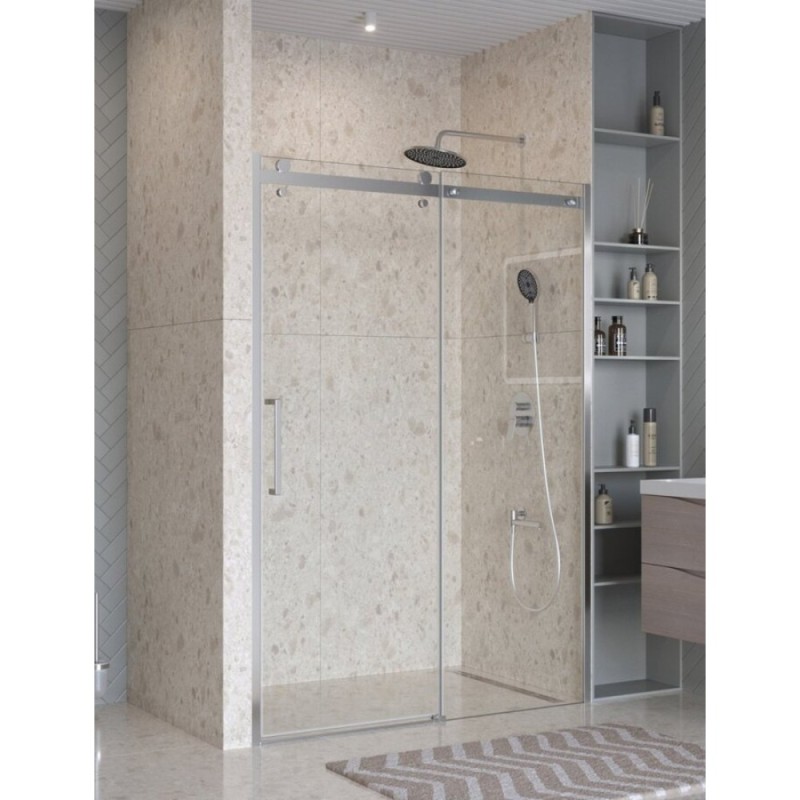 Душевая дверь BelBagno MARINO-2-BF-1-120-C-CR, 120 см, стекло прозрачное, профиль хром