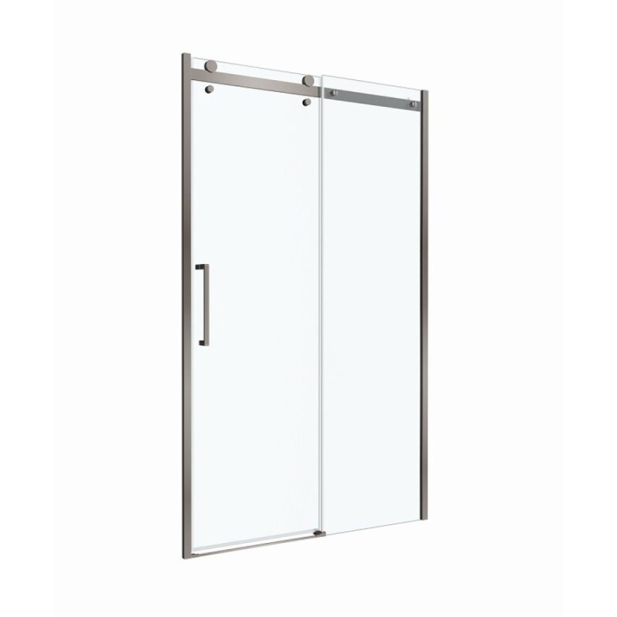 Душевая дверь BelBagno MARINO-2-BF-1-150-C-GM, 150 см, стекло прозрачное, профиль оружейная сталь