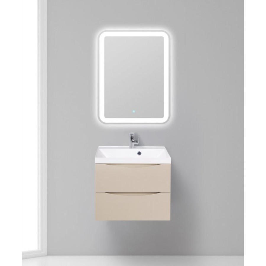 Тумба под раковину BelBagno Marino MARINO-600-2C-SO-CO-P, 60 х 45 х 55 см, Crema Opaco – бежевый матовый