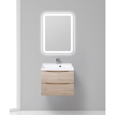 Тумба под раковину BelBagno Marino MARINO-600-2C-SO-RG-P, 60 х 45 х 55 см, Rovere Grigio - светлое дерево