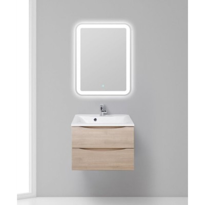 Тумба под раковину BelBagno Marino MARINO-650-2C-SO-RG-P, 65 х 45 х 55 см, Rovere Grigio - светлое дерево