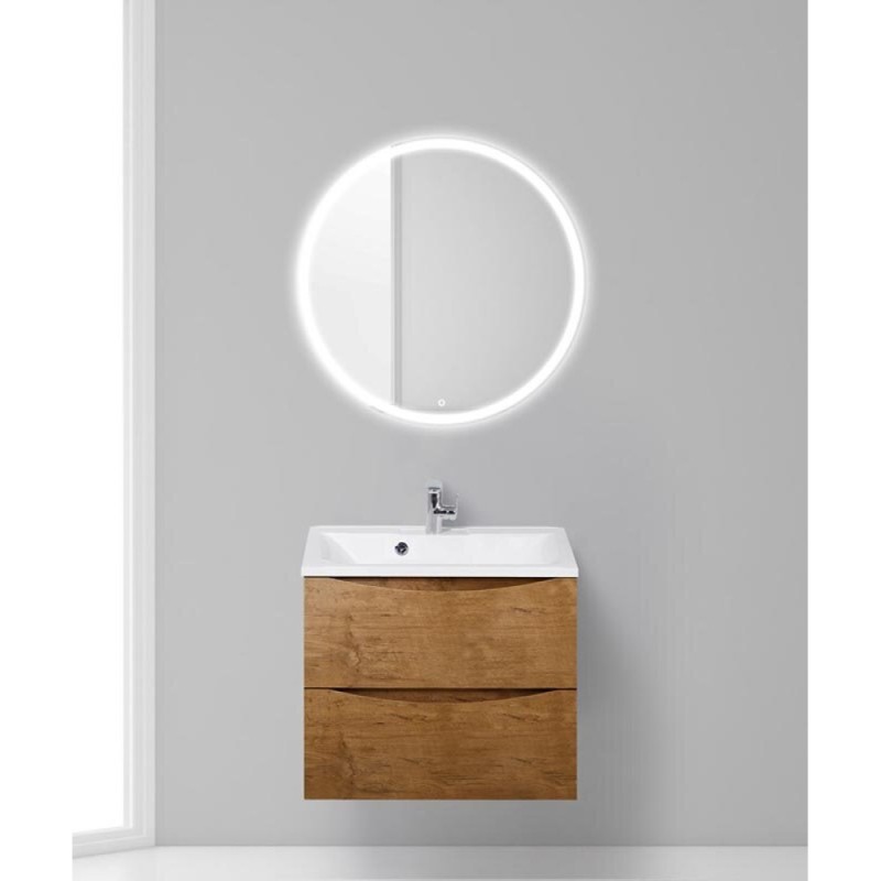 Тумба под раковину BelBagno Marino MARINO-650-2C-SO-RN-P, 65 х 45 х 55 см, Rovere Nature - светло-коричневый