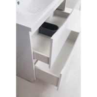 Тумба под раковину BelBagno Marino MARINO-700-2C-PIA-BL-P, 70 х 45 см, Bianco Lucido - белый глянец