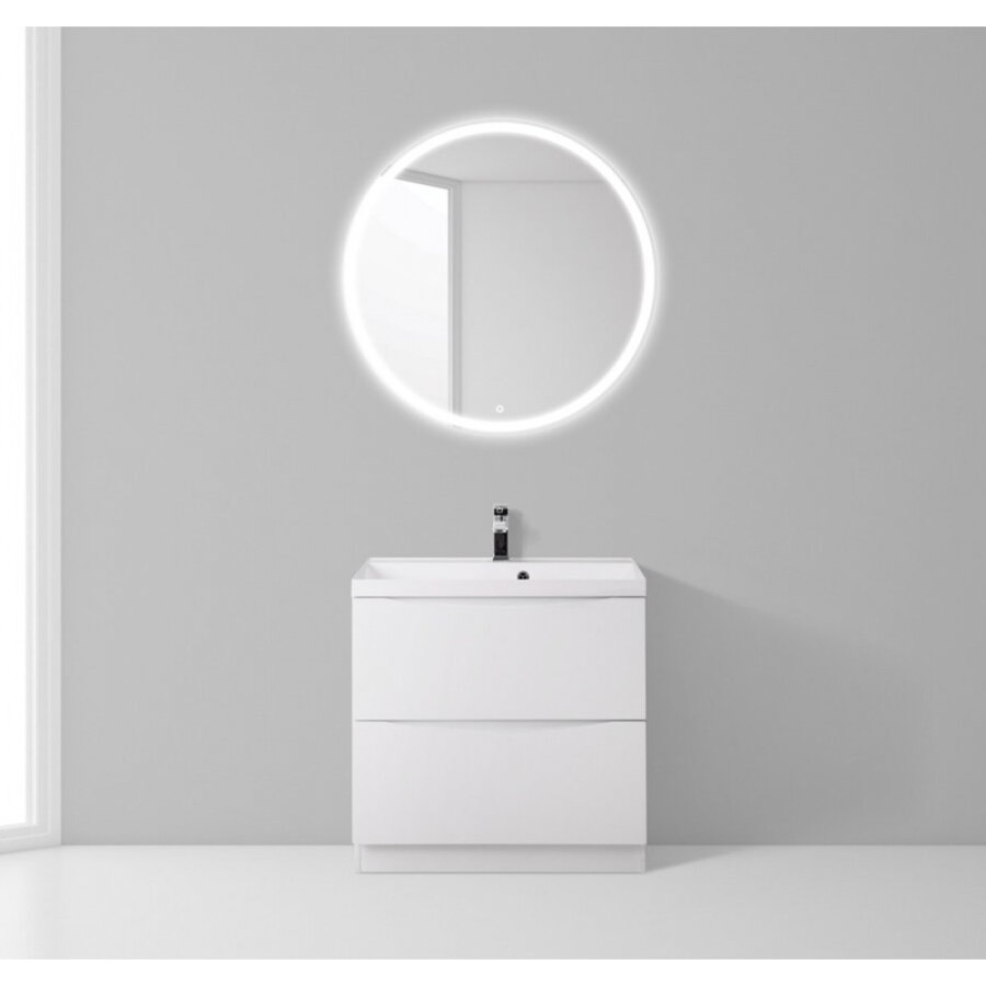 Тумба под раковину BelBagno Marino MARINO-700-2C-PIA-BL-P, 70 х 45 см, Bianco Lucido - белый глянец