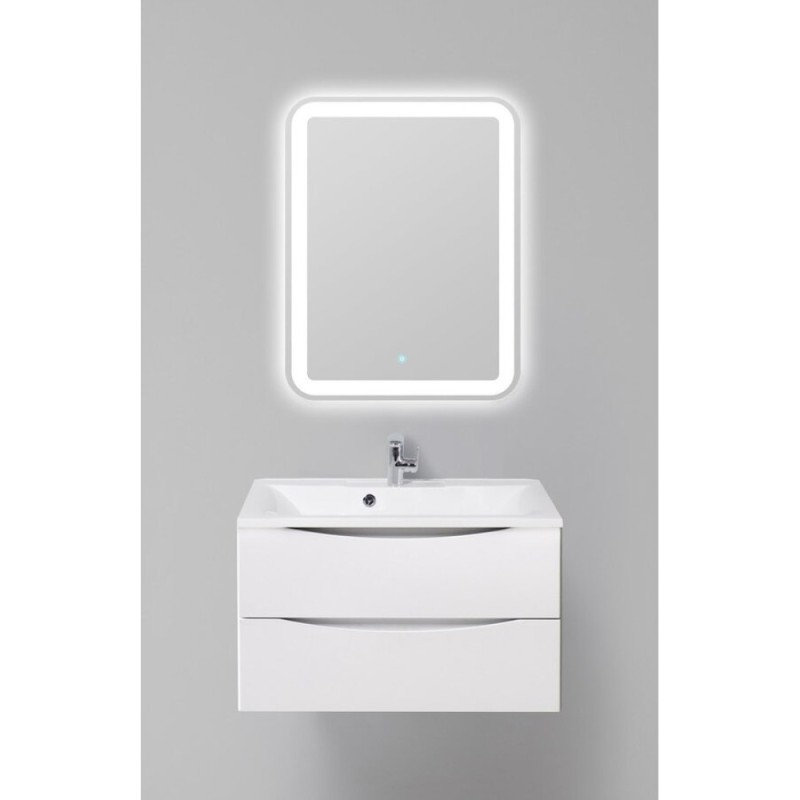 Тумба под раковину BelBagno Marino MARINO-700-2C-SO-BO-P, 70 х 45 х 55 см, Bianco Opaco - белый матовый
