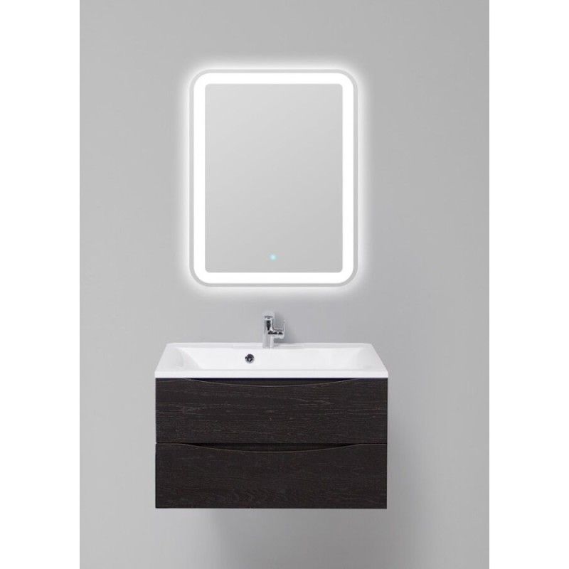 Тумба под раковину BelBagno Marino MARINO-700-2C-SO-RCA-P, 70 х 45 х 55 см, Rovere Cioccolato Amaro - коричневый темный