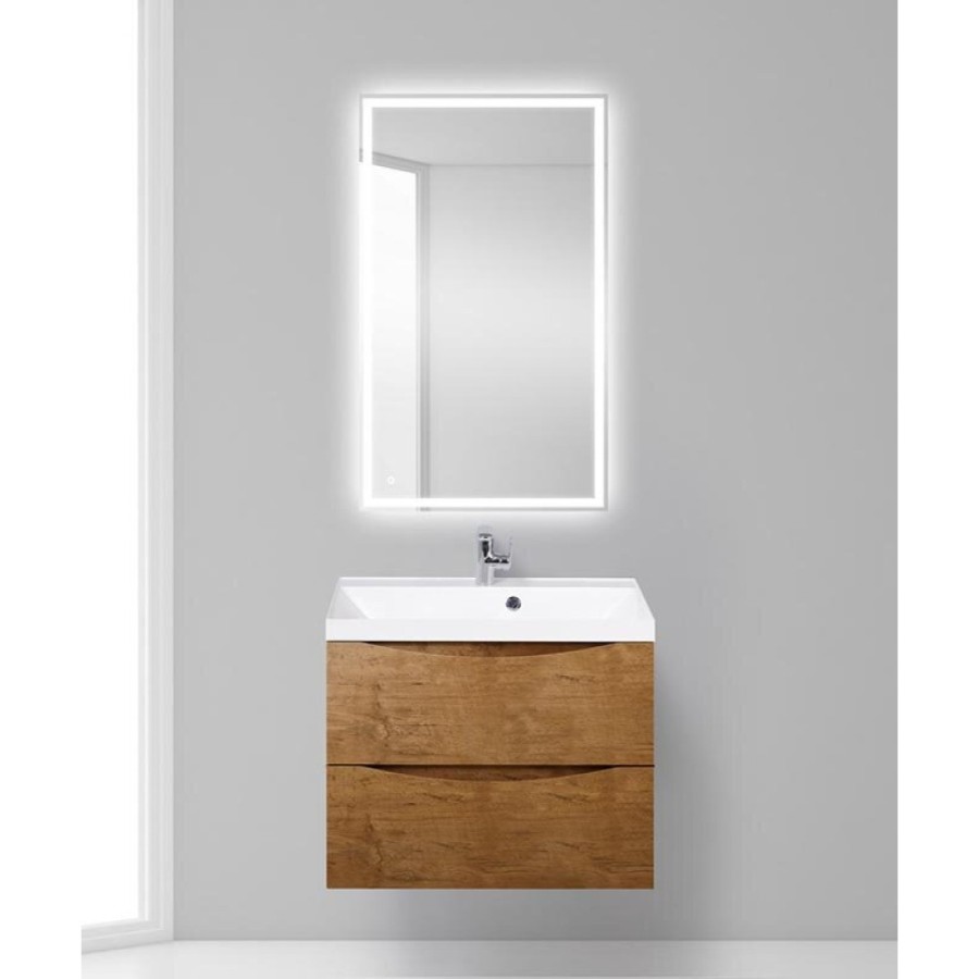 Тумба под раковину BelBagno Marino MARINO-700-2C-SO-RN-P, 70 х 45 х 55 см, Rovere Nature - светло-коричневый