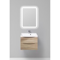 Тумба под раковину BelBagno Marino 70, подвесная, цвет Rovere Bianco, Marino-700-2C-SO-WO-P