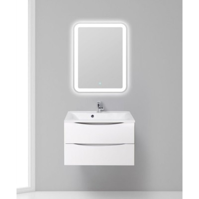 Тумба под раковину BelBagno Marino MARINO-750-2C-SO-BL-P, 75 х 45 х 55 см, Bianco Lucido - белый глянец