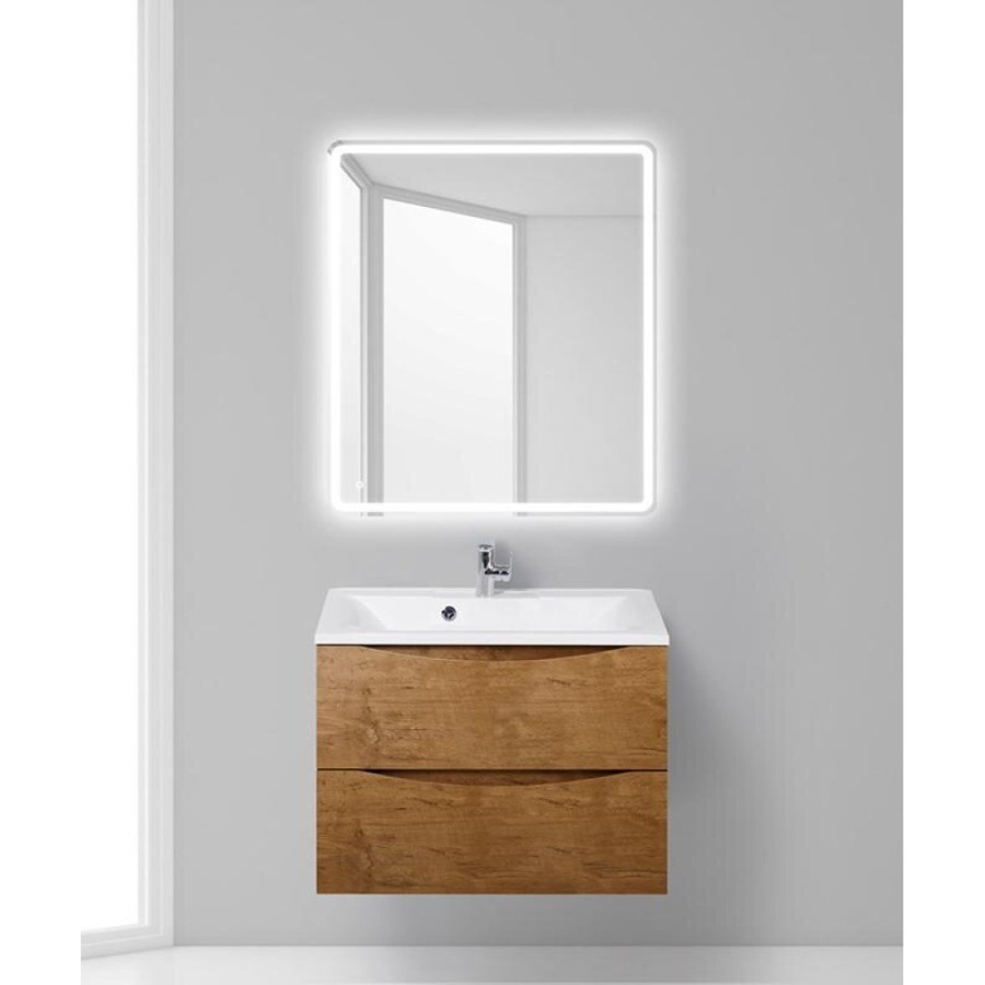 Тумба под раковину BelBagno Marino MARINO-750-2C-SO-RN-P, 75 х 45 х 55 см, Rovere Nature - светло-коричневый