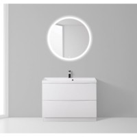 Тумба под раковину BelBagno Marino MARINO-800-2C-PIA-BL-P, 80 х 45 х 80 см, Bianco Lucido - белый глянец