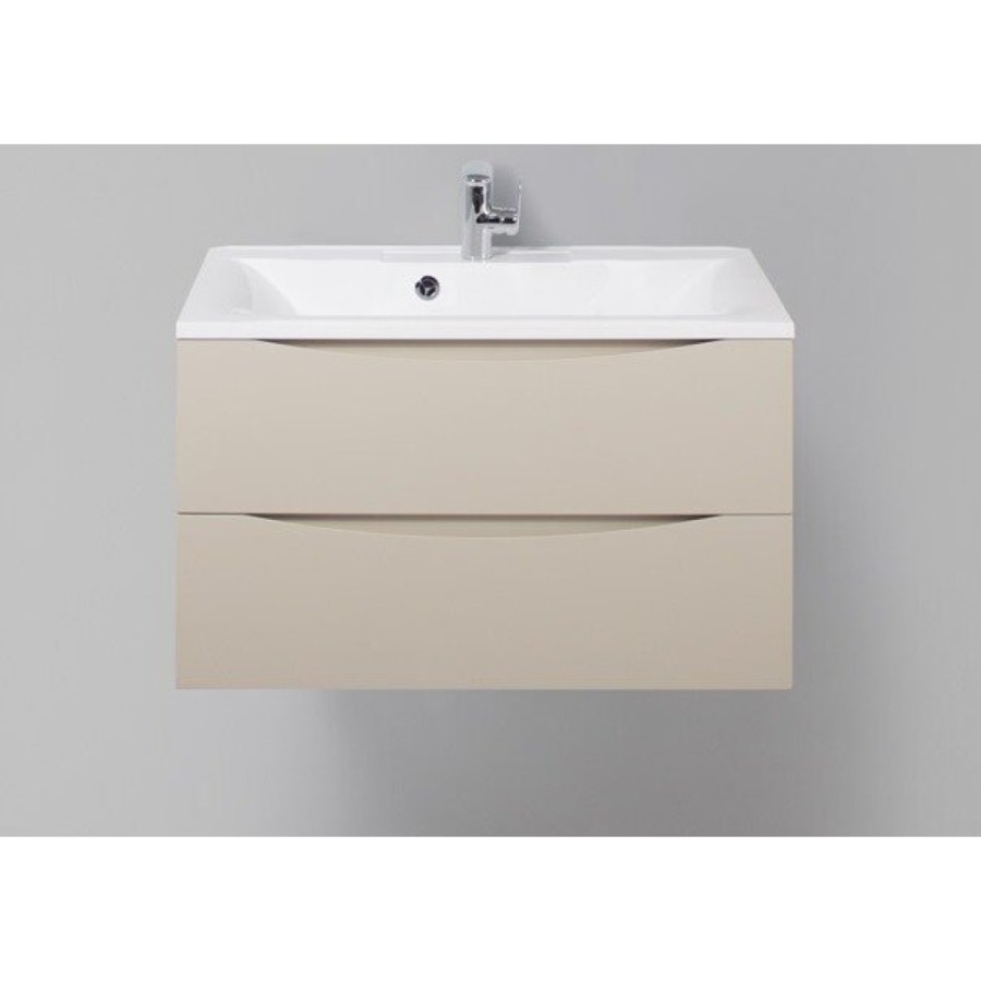 Тумба под раковину BelBagno Marino MARINO-800-2C-SO-CO-P, 80 х 45 х 55 см, Crema Opaco - бежевый матовый