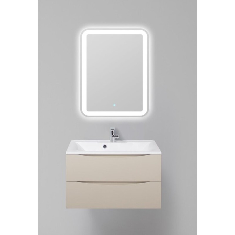 Тумба под раковину BelBagno Marino MARINO-800-2C-SO-CO-P, 80 х 45 х 55 см, Crema Opaco - бежевый матовый
