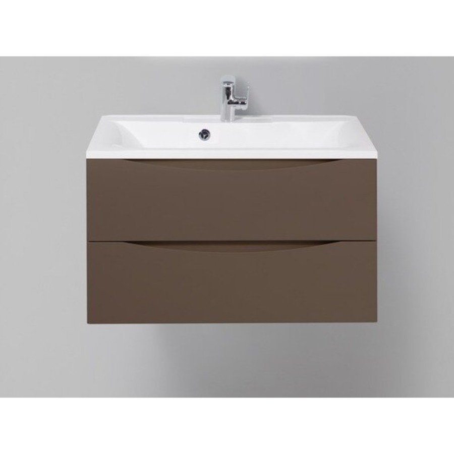 Тумба под раковину BelBagno Marino MARINO-800-2C-SO-CTO-P, 80 х 45 х 55 см, Cioccolato Opaco - коричневый матовый
