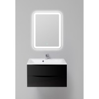 Тумба под раковину BelBagno Marino MARINO-800-2C-SO-NL-P, 80 х 45 х 55 см, Nero Lucido - черный глянец