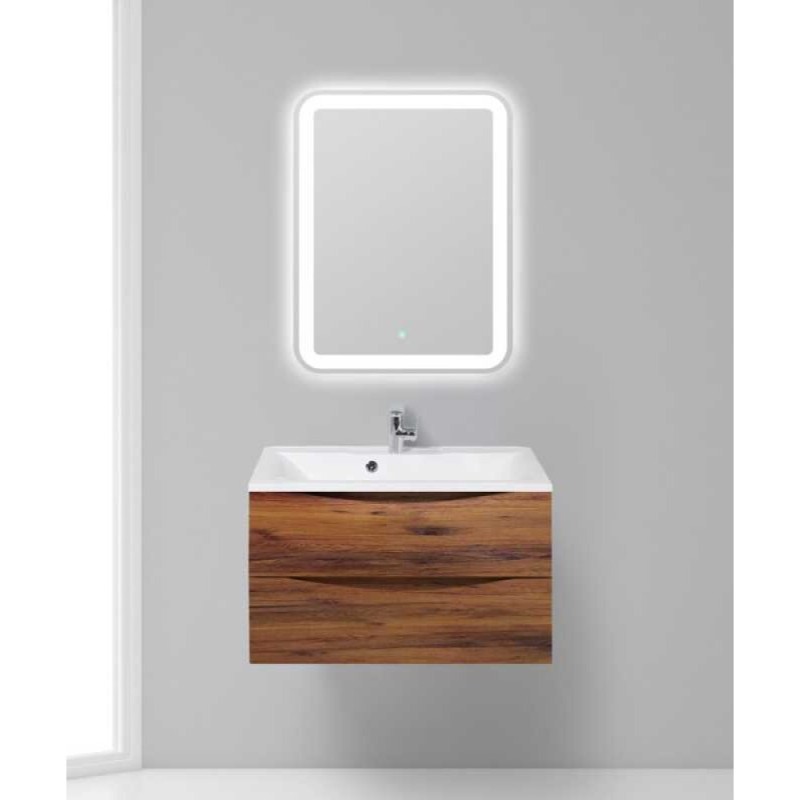 Тумба под раковину BelBagno Marino MARINO-800-2C-SO-RC-P 80 см, подвесная, цвет вишневый дуб (rovere ciliegio)