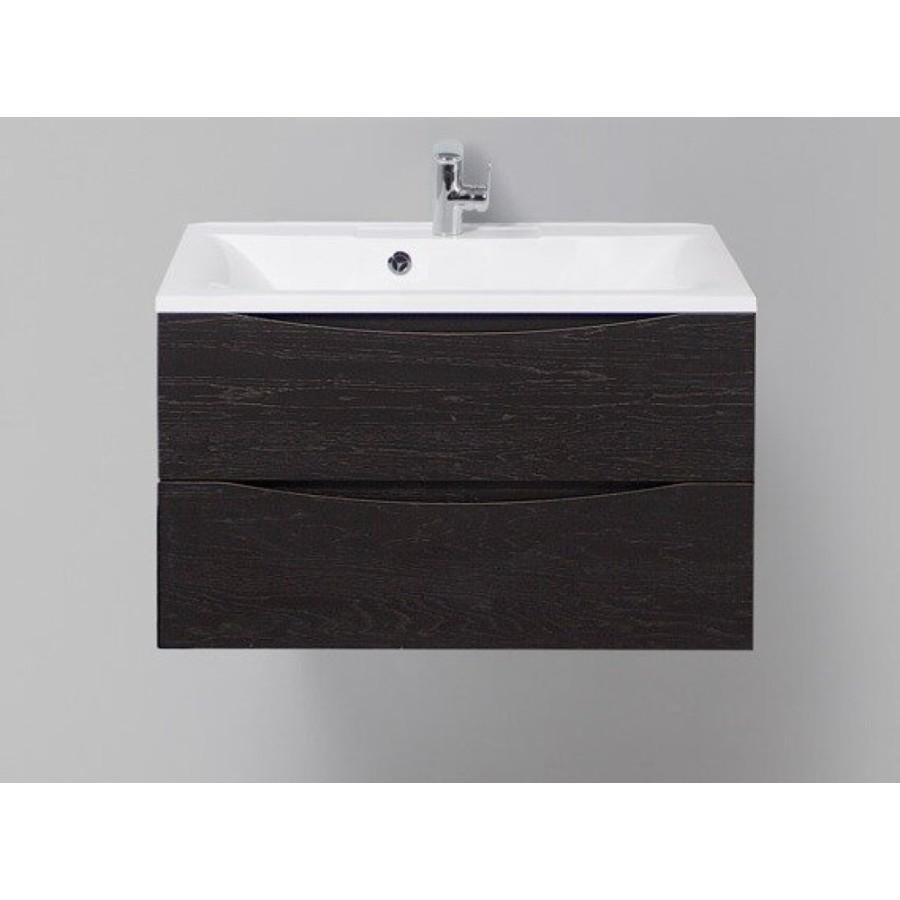 Тумба под раковину BelBagno Marino MARINO-800-2C-SO-RCA-P, 80 х 45 х 55 см, Rovere Cioccolato Amaro - коричневый темный