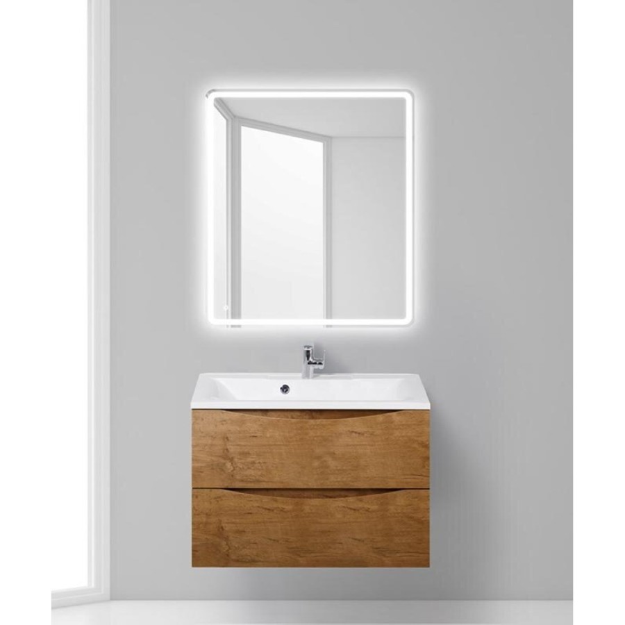 Тумба под раковину BelBagno Marino, 80 см, Rovere Nature - светло-коричневый, MARINO-800-2C-SO-RN-P